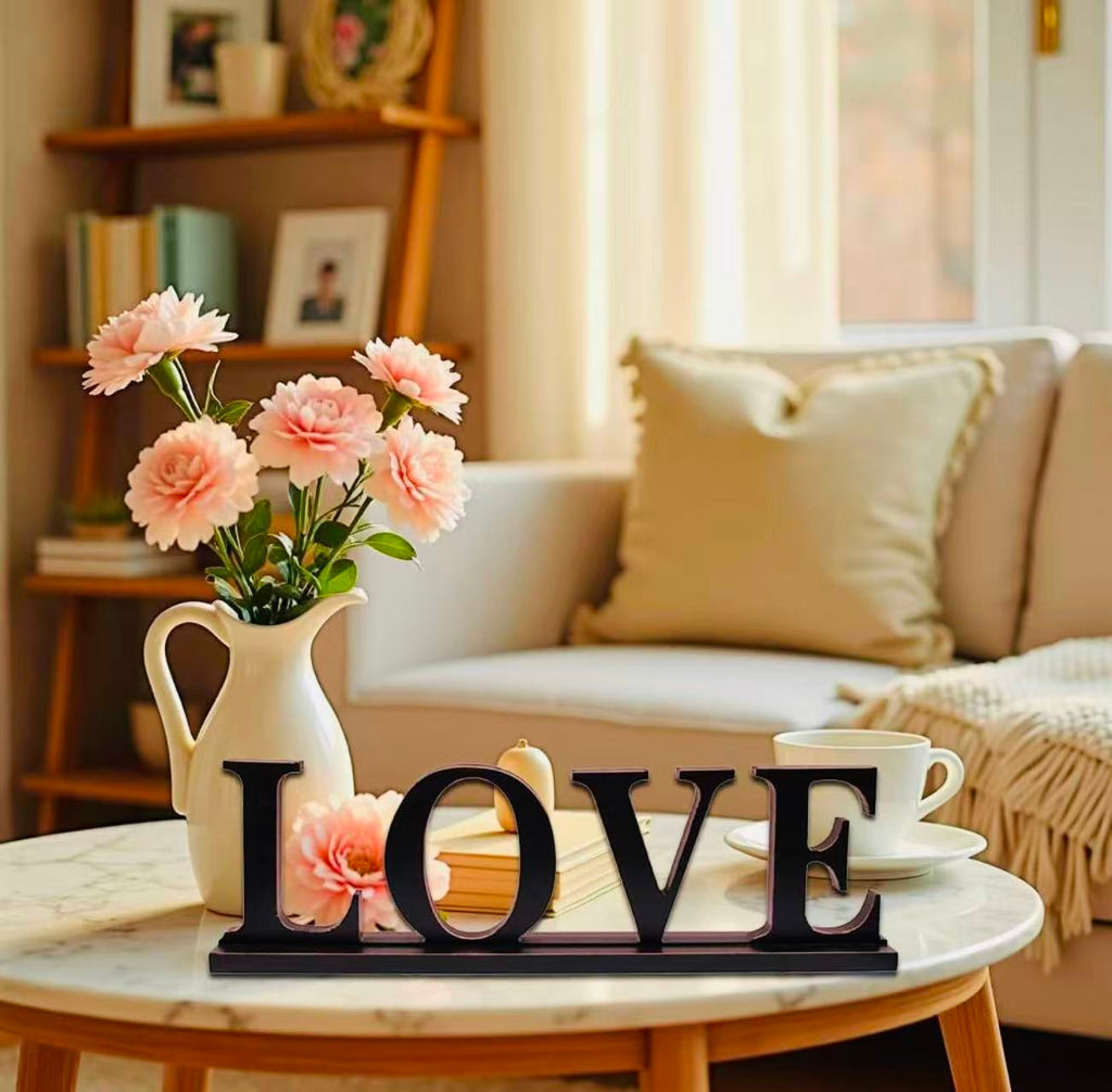 Wooden Love Sign Home Decor
