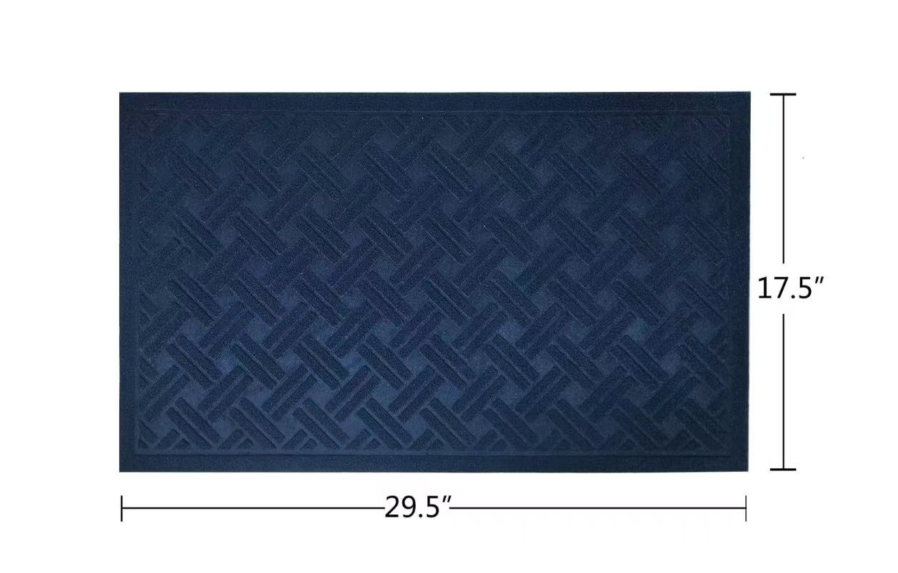 Indoor/Outdoor Doormat – Non-Slip Rubber Backing, Dirt & Mud Trapper for High Traffic Areas (Patio, Porch, Garage).