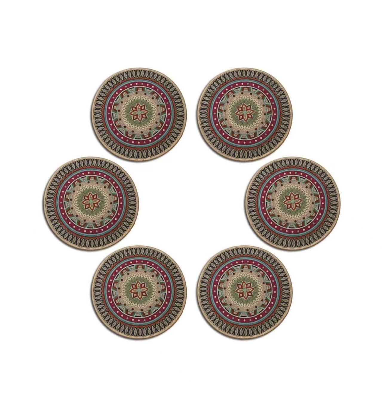 indoor plant coaster 6pcs 8.5" Round Plant Coaster Mat for Gardening Indoor Outdoor Flowerp – Rest Day Shop