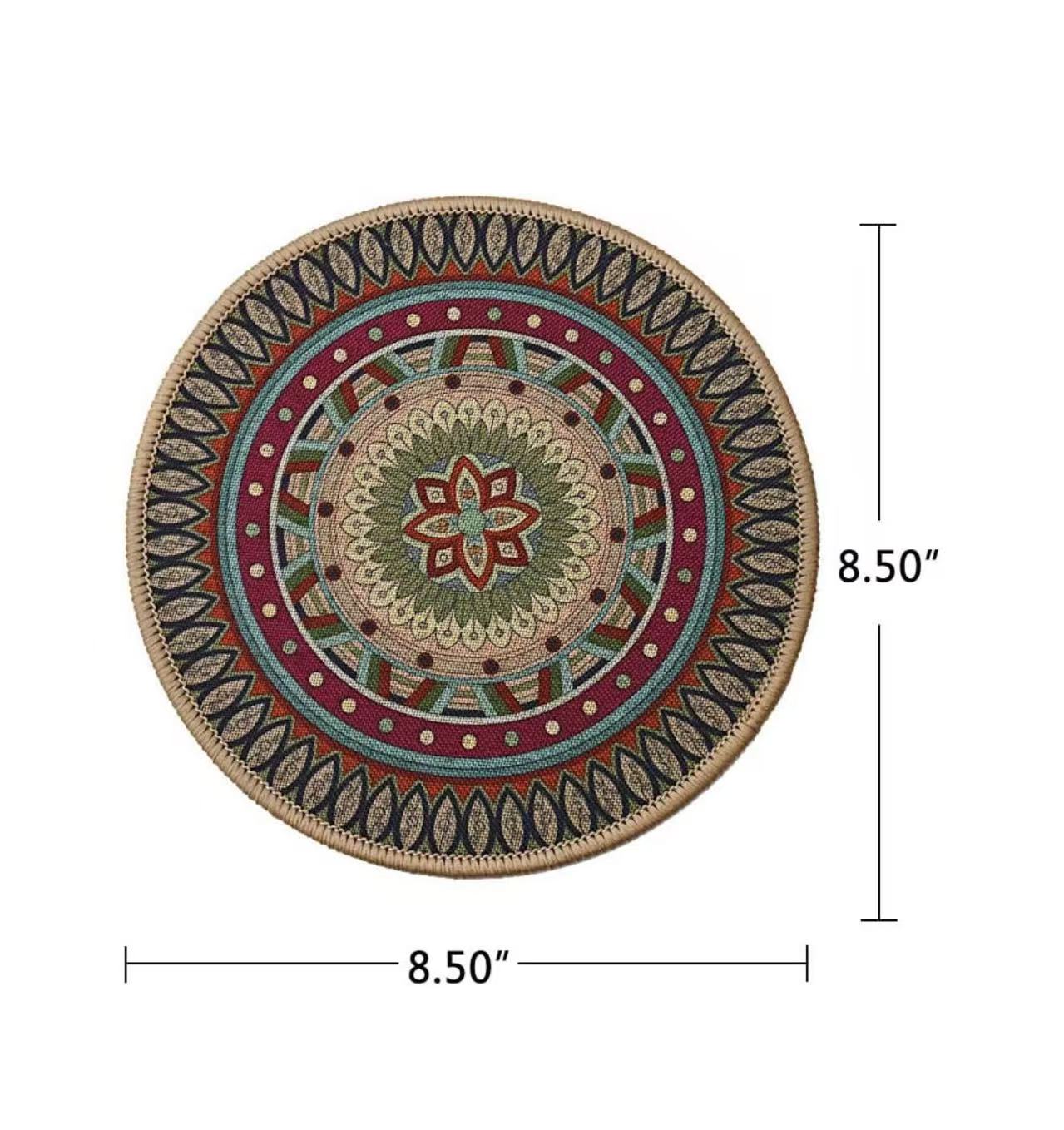 house plant mats 6pcs 8.5" Round Plant Coaster Mat for Gardening Indoor Outdoor Flowerp – Rest Day Shop